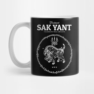 Vintage Muay Thai Boar Tattoo Mug